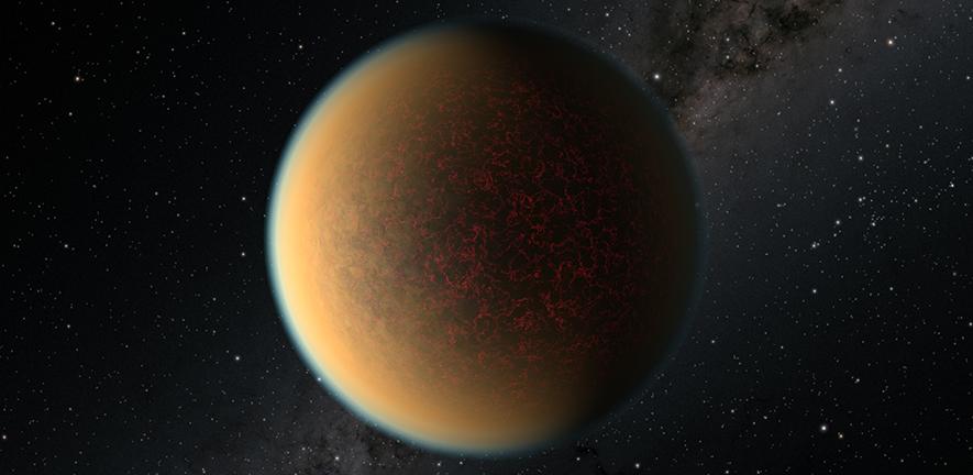 Artist's depiction of exoplanet GJ 1132 b, (Image: NASA/ESA/R. Hurt (IPAC/Caltech))