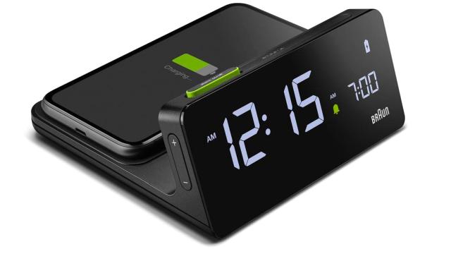 One of Braun’s First Digital Alarm Clocks Is Back With Wireless Charging Powers