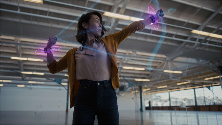 Facebook hopes advanced haptics will allow developers to create more realistic feeling AR experiences.  (Photo: Facebook)