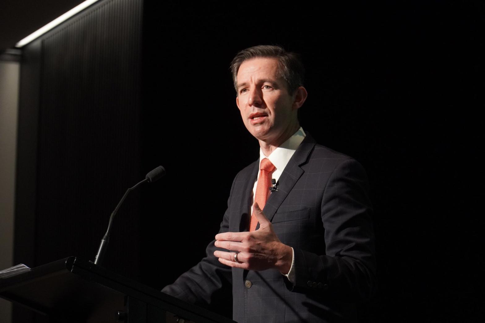 Senior Government minister and Australian politician Simon Birmingham is being impersonated on Telegram