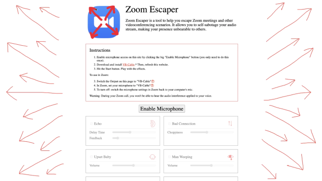 Zoom Escaper Sabotages Those Annoying Video Calls