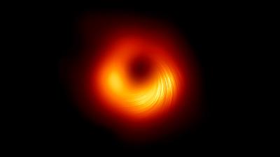 See a Black Hole’s Magnetic Fields in New Image From the Event Horizon Telescope