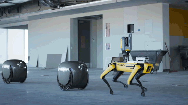 Piaggio Makes Horrifying Robot Platoons That Follow Humans
