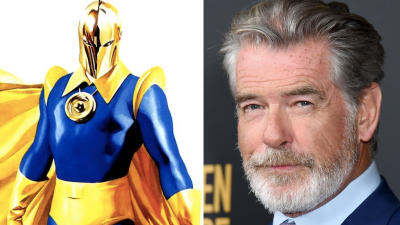 Black Adam Adds Pierce Brosnan’s Dr. Fate to Its Curious Cast of DC Heroes