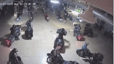 Thieves Steal Four Harley-Davidsons From Dealership In Hollywood-Style Robbery