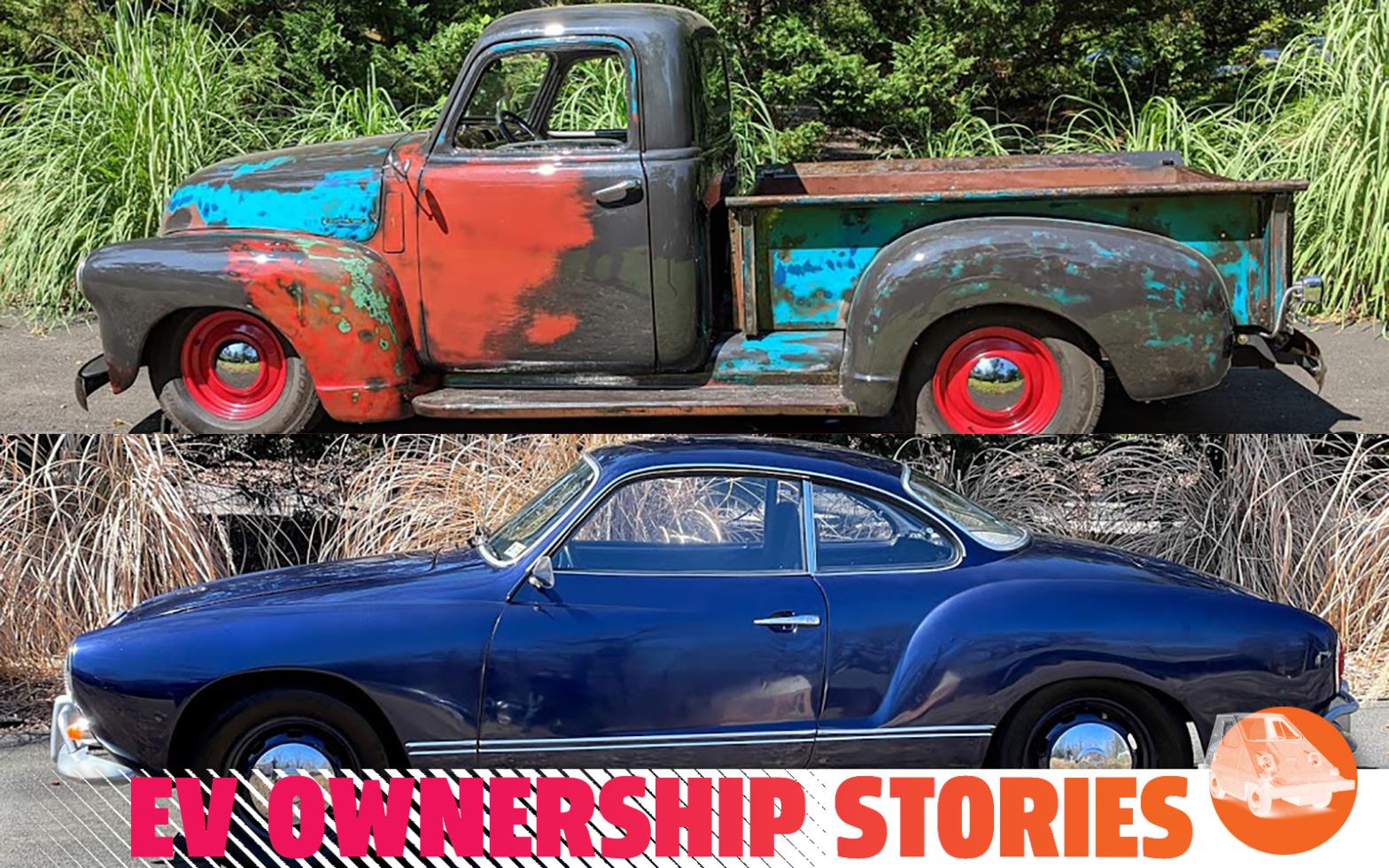 This Couple Converted Two Classic Cars To EVs All On Their Own