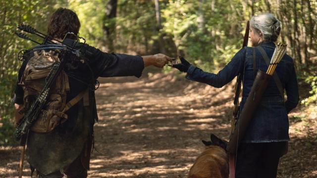 On a Clunky Walking Dead, Daryl and Carol Walk 2 Rocky Roads