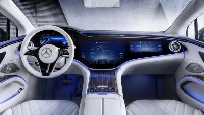 Here Are The First Photos Of The 2022 Mercedes-Benz EQS’s Massive Screen