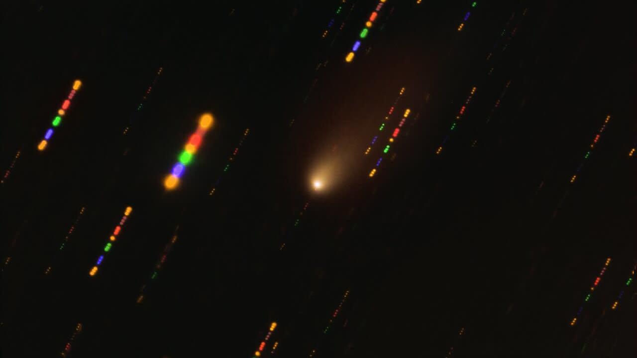 Interstellar comet Borisov, as imaged by the VLT. (Image: ESO/VLT)