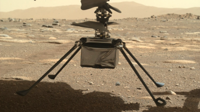 Check Out NASA’s Martian Helicopter With Its Four Legs Unfurled