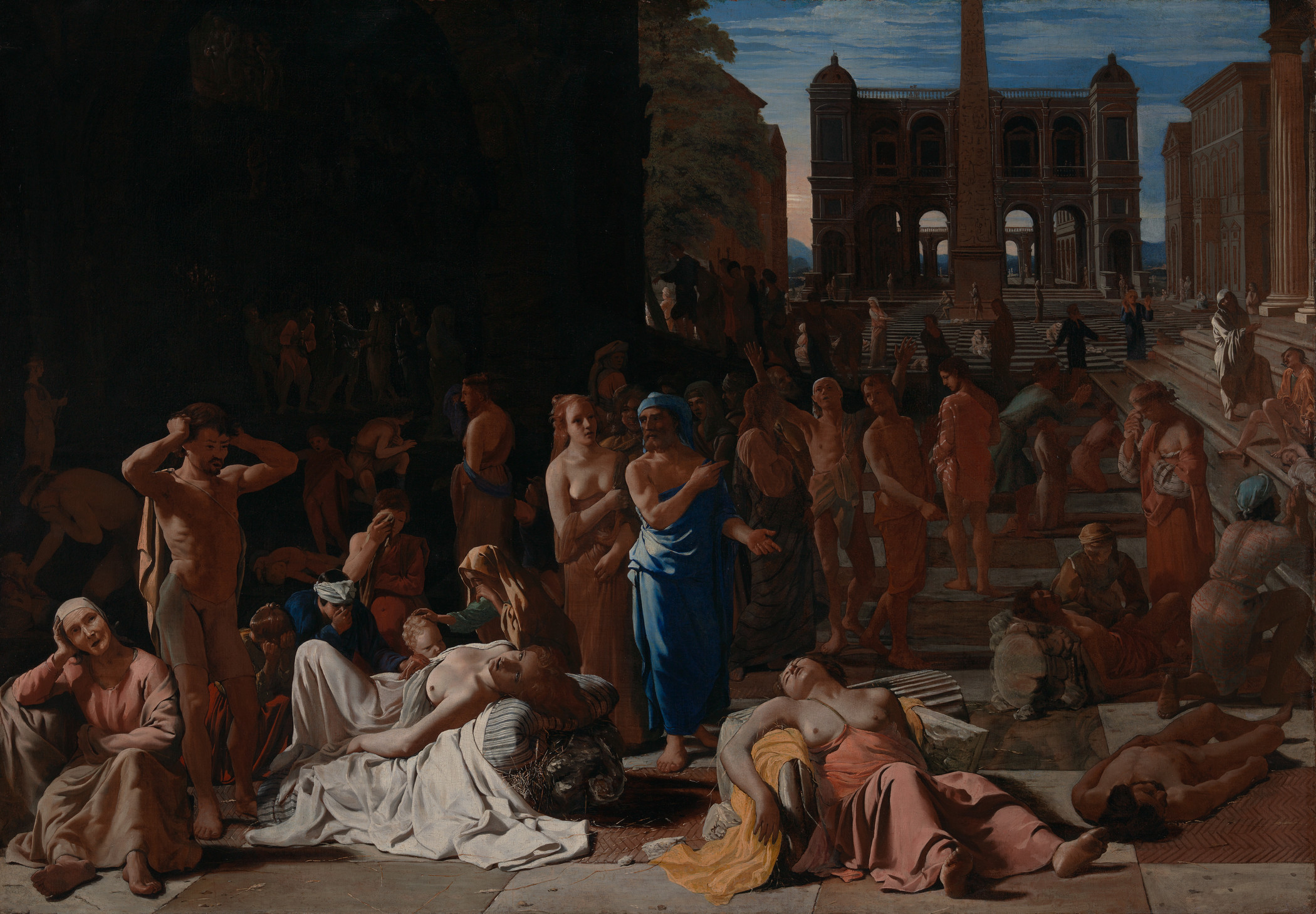 Plague in an Ancient City, circa 1652, by Michiel Sweerts, which is believed to reference the mysterious epidemic in Athens. (Illustration: Public Domain, Los Angeles County Museum of Art, Fair Use)