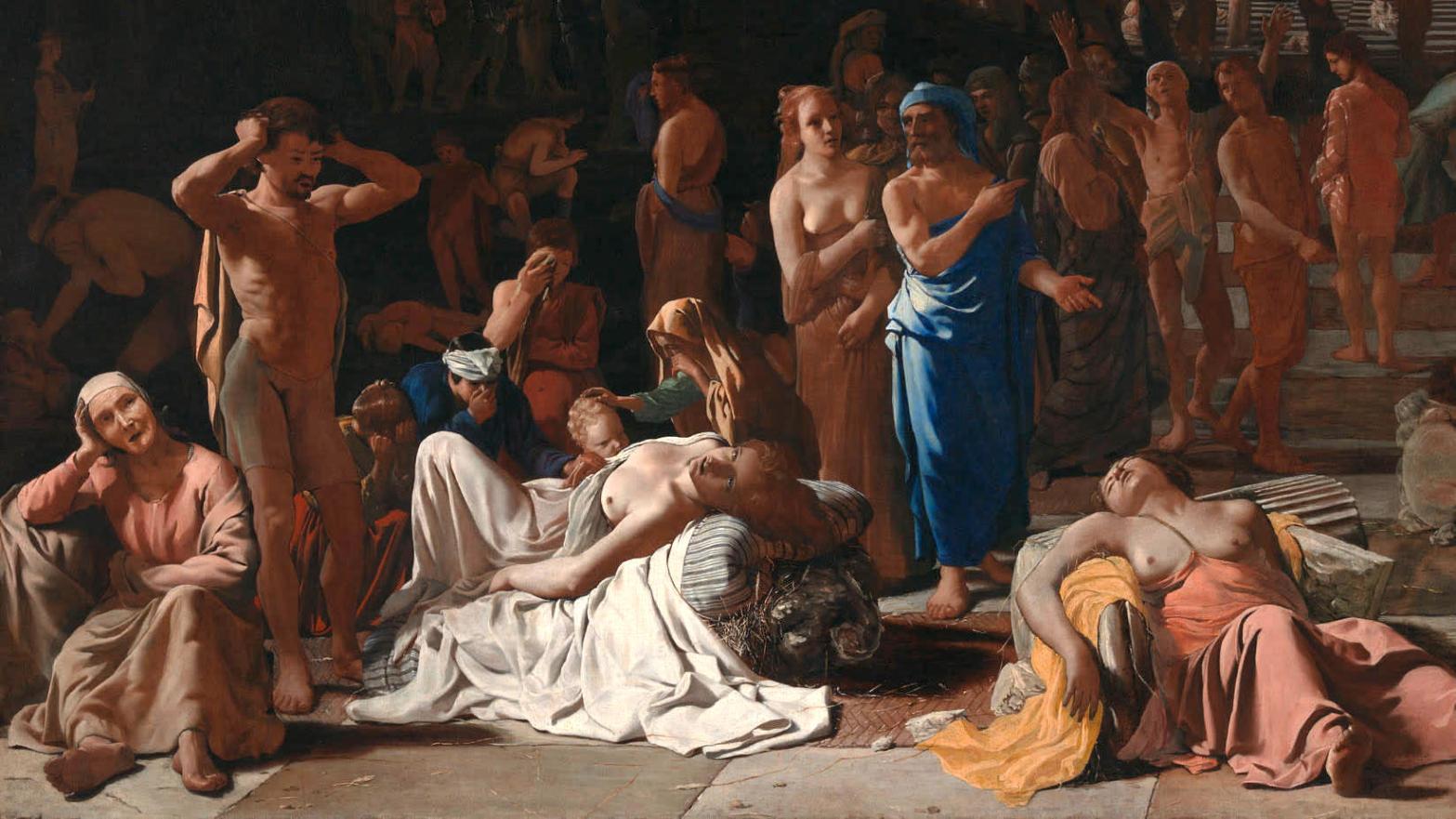 Plague in an Ancient City, circa 1652, by Michiel Sweerts, which is believed to reference the mysterious epidemic in Athens. (Image: Public Domain, Los Angeles County Museum of Art, Fair Use)