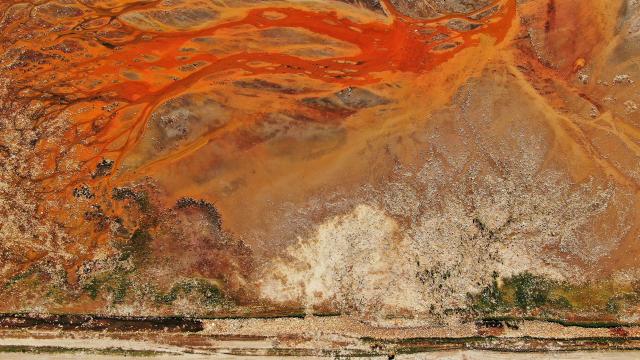 This Isn’t a Piece of Art. It’s an Aerial View of a Trash-Filled Landscape