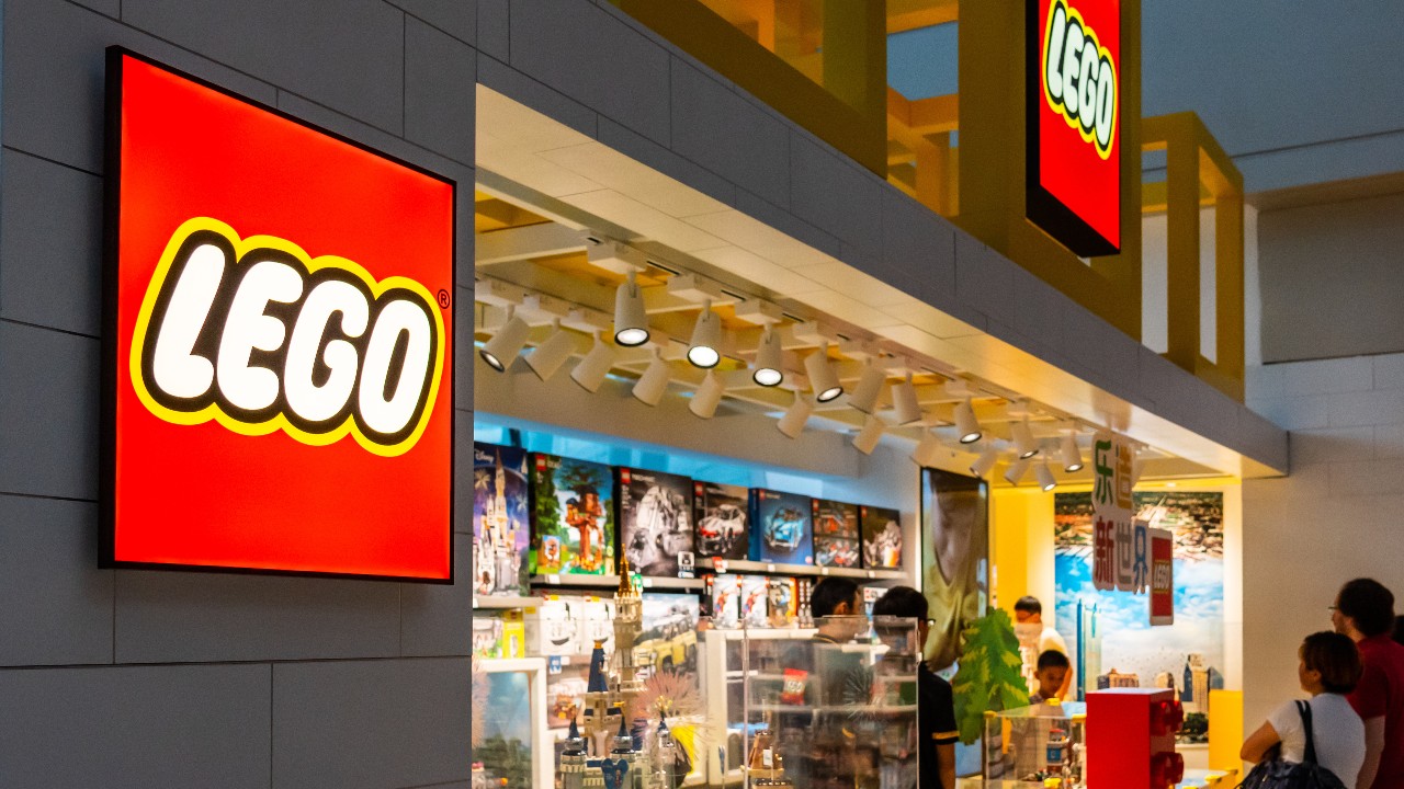 SHENZHEN, GUANGDONG, CHINA - 2019/10/05: Customers at a Danish toy production company Lego store in Shenzhen