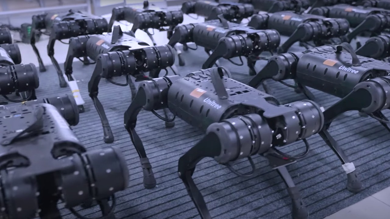 unitree robotics robot dog army