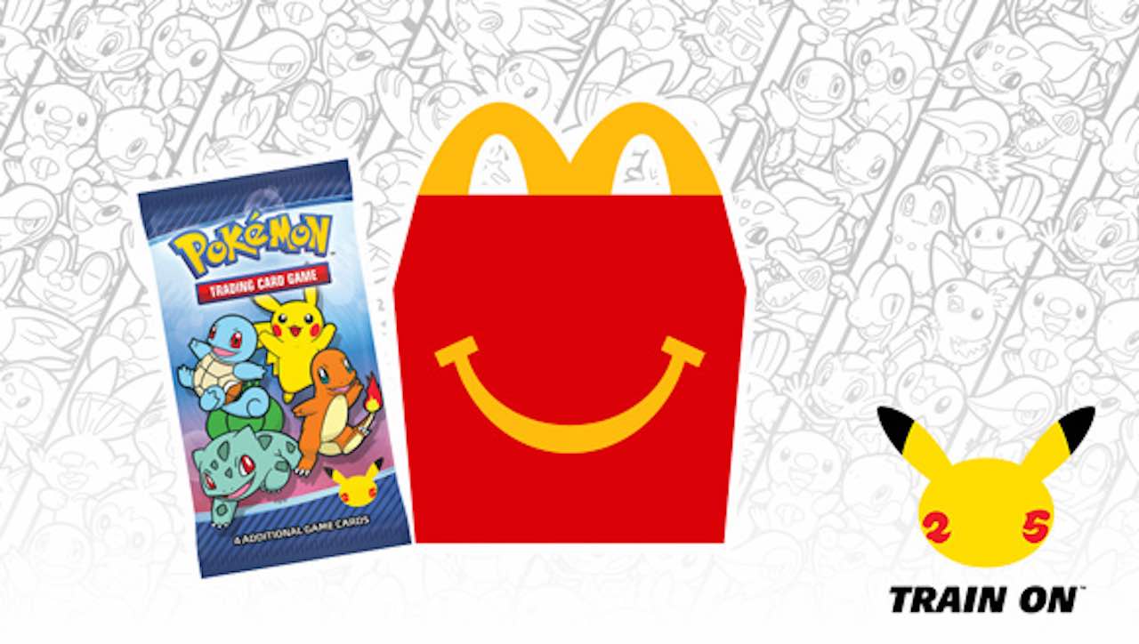 A McDonald's ad featuring the Pokémon 25th anniversary tie-in. (Image: McDonald’s)