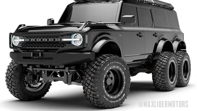 This Ridiculous Custom Ford Bronco May Be The Least Practical 6×6 Conversion Yet