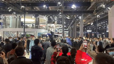 Shanghai Auto Show Disrupted by Protester Shouting ‘Tesla Brakes Fail’