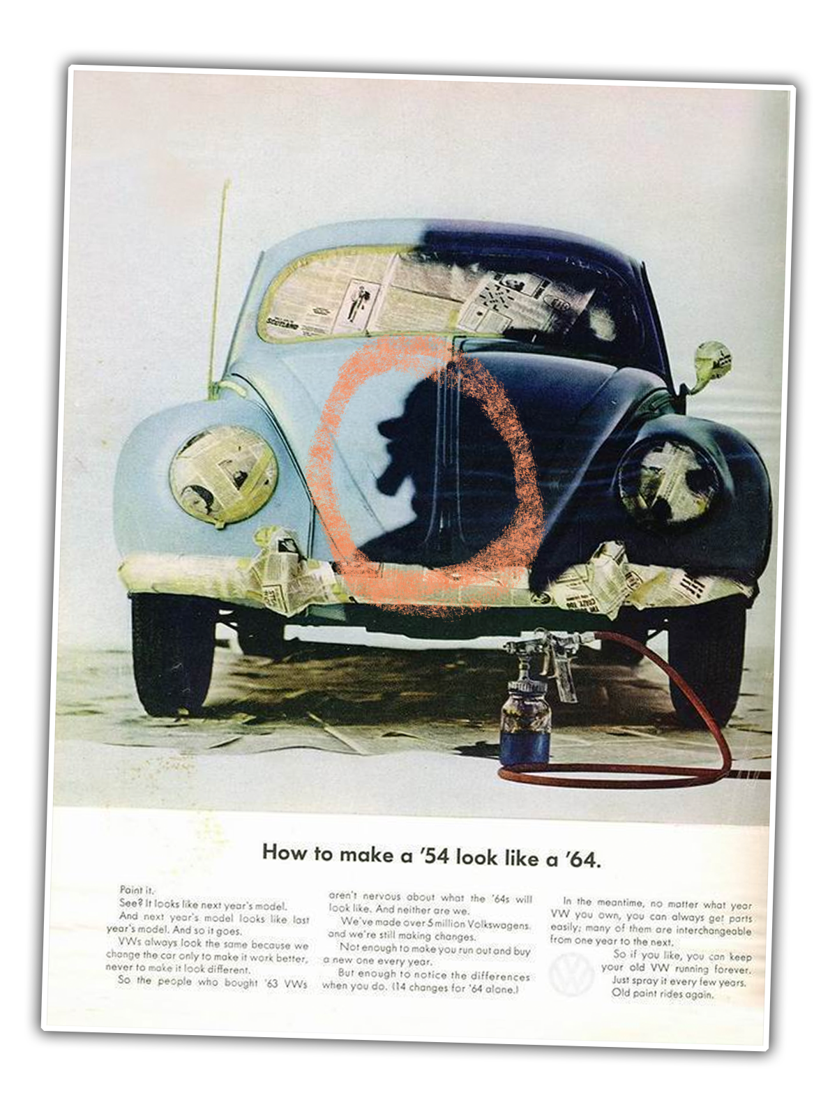 I’ve Always Seen Something Weird In This Old VW Ad And I Wonder If You Do Too