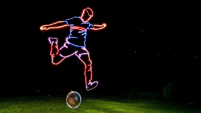 This Artist Uses Drones To Create Gigantic Long-Exposure Light Paintings in the Sky