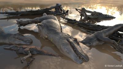 Discovery of Mass Death Site Bolsters Theory That Tyrannosaurs Hunted in Packs