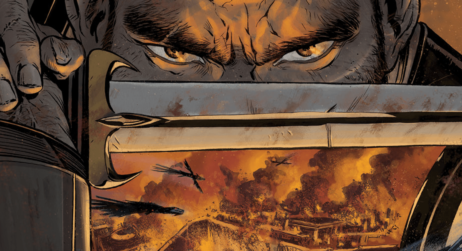 Get ready to dive into the heart of one of Dune's deadliest warriors. (Image: Max Fiumara/Boom Studios)