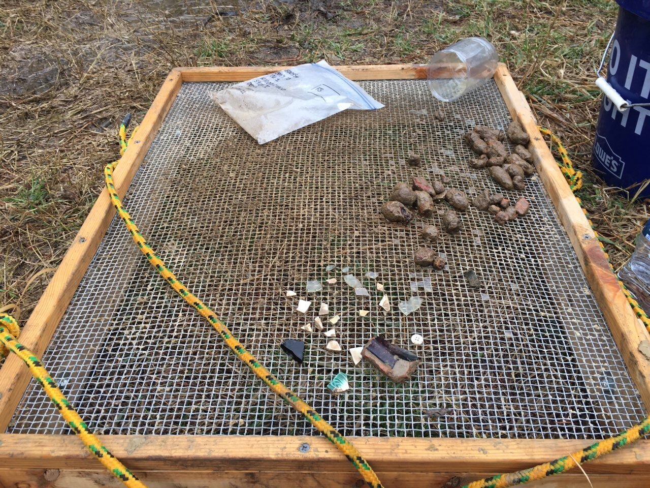 Various artifacts found at the site.  (Image: Maryland Department of Transportation)