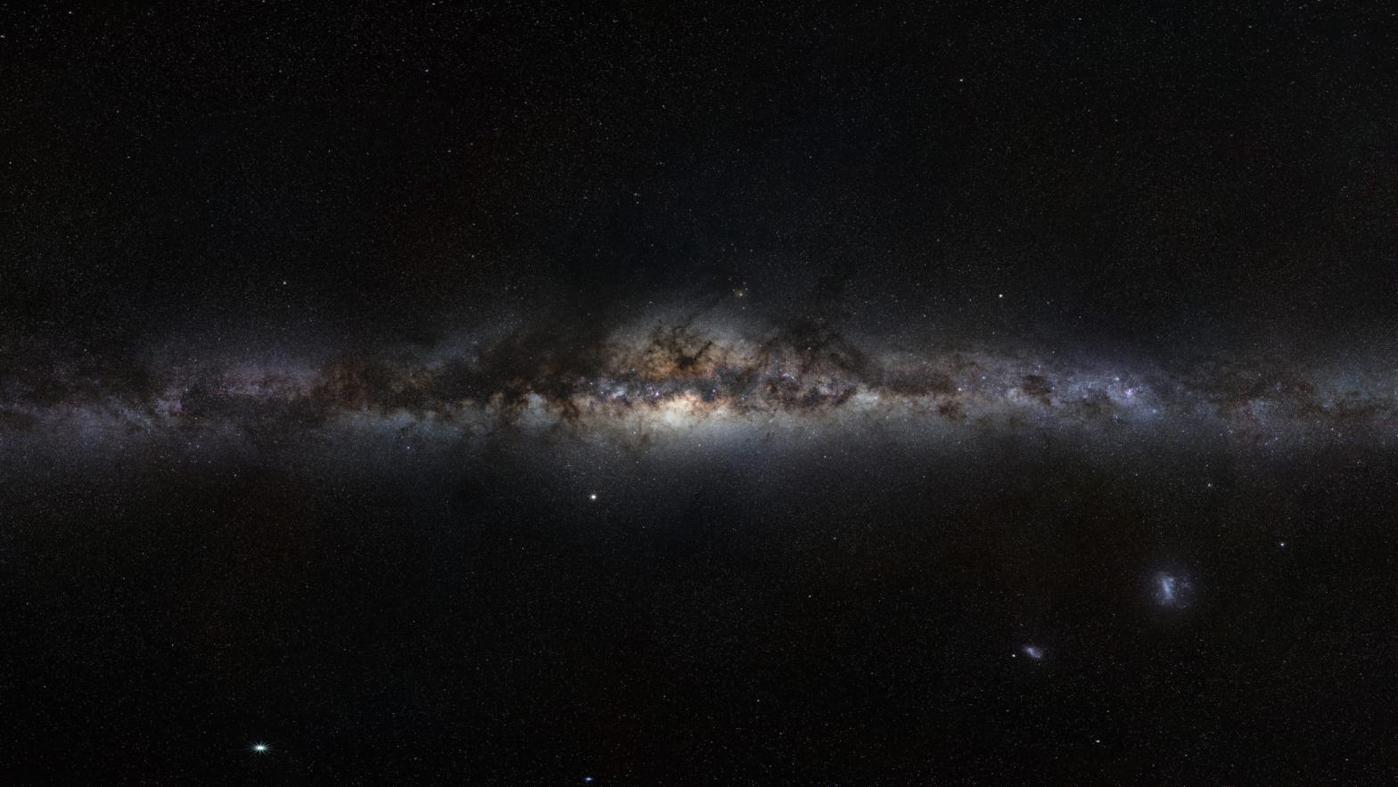 The Milky Way galaxy.  (Image: ESO/S. Brunier, Fair Use)