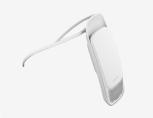 The neckband accessory allows you to forgo buying specific undershirts or clothing to use the Reon Pocket 2 (Image: Sony)