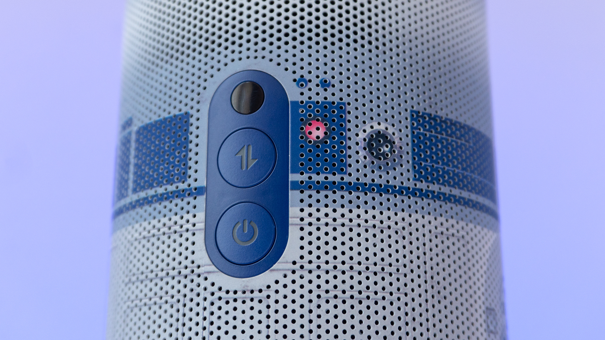 The included remote has a dedicated power button, but you can't actually completely turn off the projector using it. It can only be completely powered down using a physical button on the back, so you'll want to make sure you never permanently mount it somewhere out of reach. (Photo: Andrew Liszewski/Gizmodo)