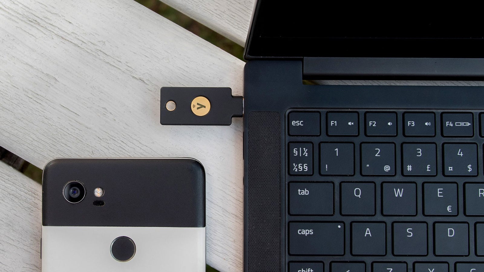 Keys can work via USB, NFC, or even Bluetooth. (Photo: Yubico)