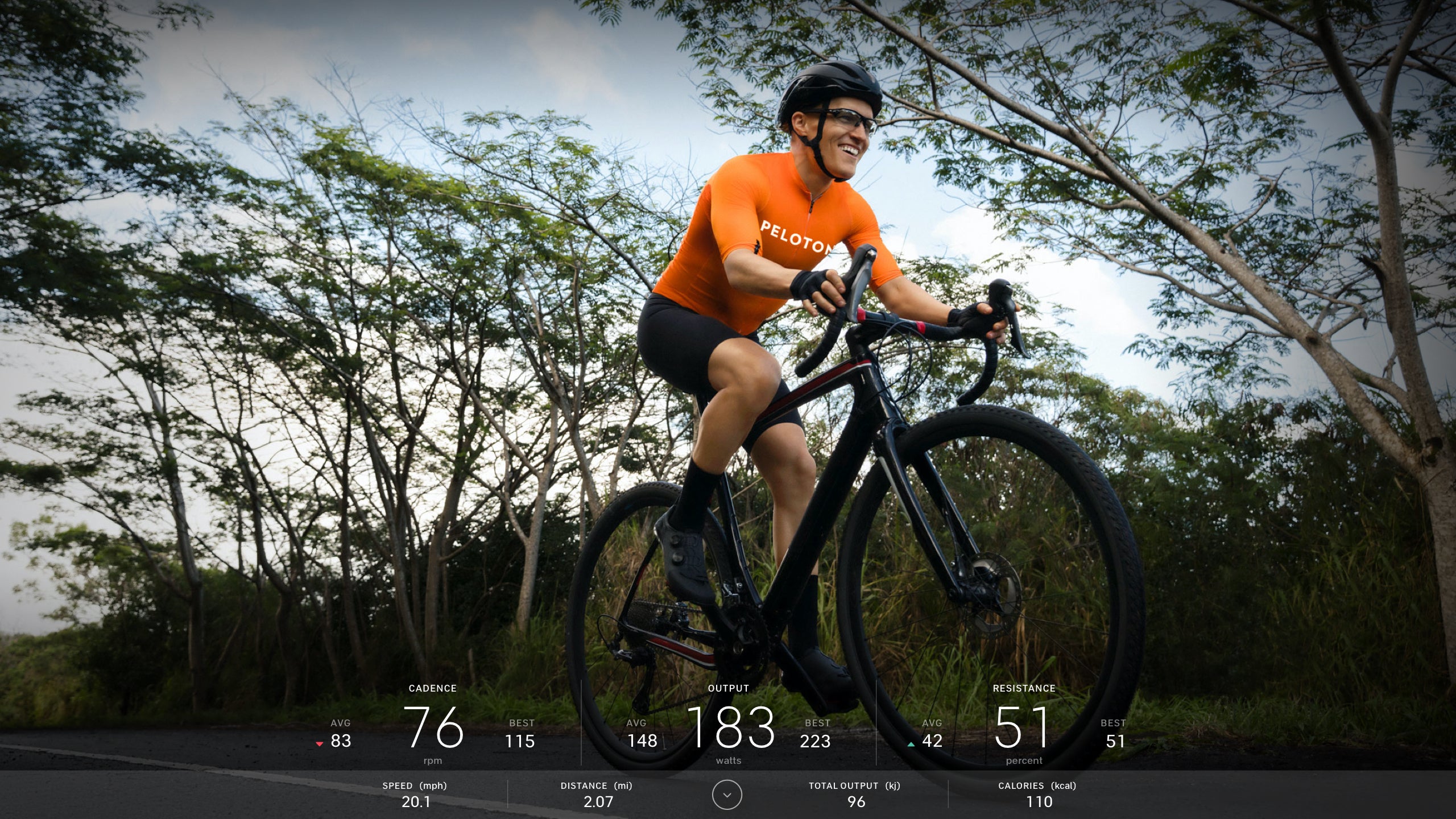 Now you can take outdoor rides with your favourite Peloton instructors. (Image: Peloton)