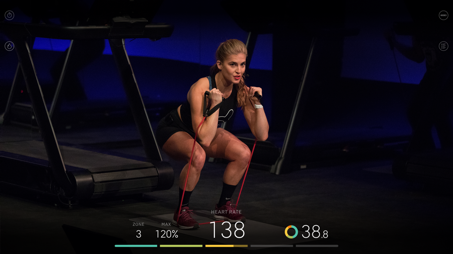 A new Strive Score uses data from a Bluetooth heart rate monitor to help you measure your progress. (Image: Peloton)
