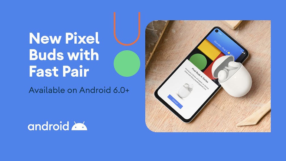 This image was posted alongside a tweet announcing the new Pixel Buds A-series.  (Image: Google)