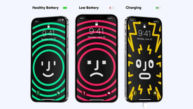 Clever Auto-Changing Wallpapers Match Your iPhone’s Battery to Remind You When It’s Time to Charge