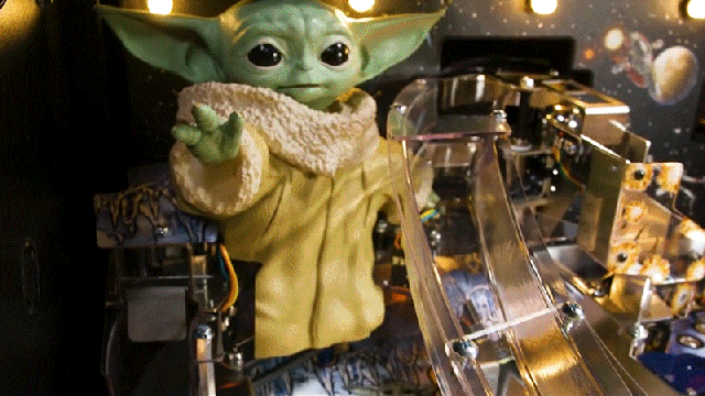 Stern’s New The Mandalorian Pinball Table Includes a Ball-Controlling Baby Yoda