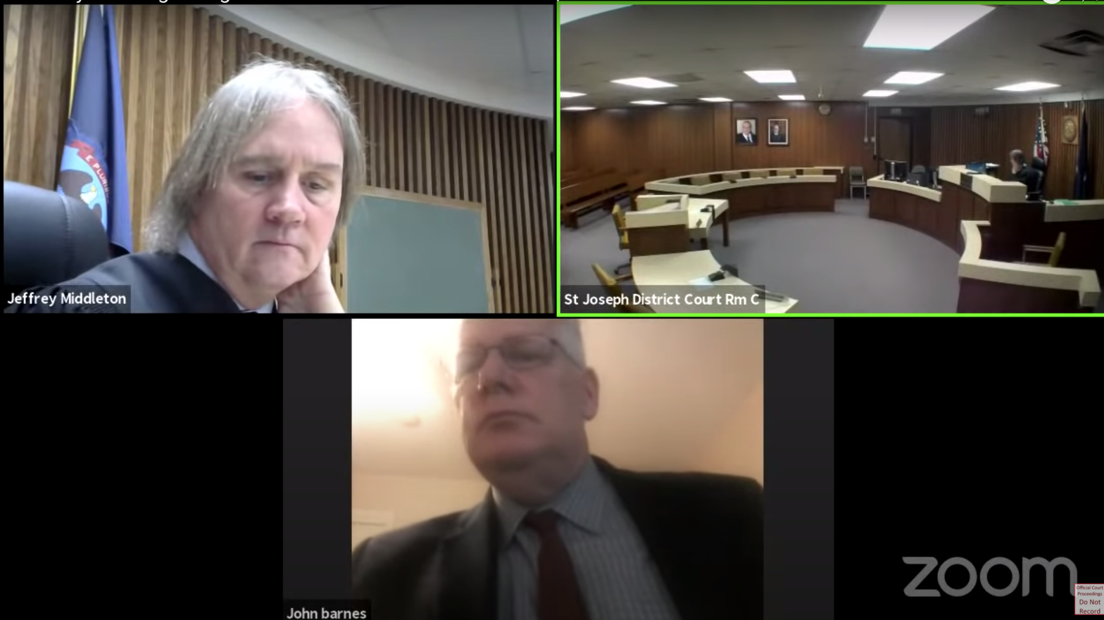 Screenshot: Judge Jeffrey Middleton, YouTube