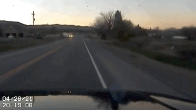Suspected Drunk Driver Accidentally Pulls Over For Cop In Spectacular Fashion