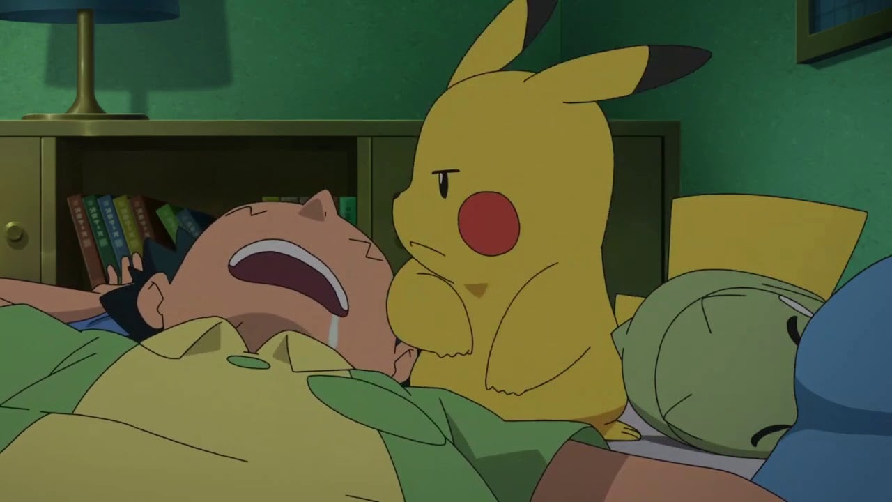 Pikachu displeased with his trainer. (Screenshot: Netflix)