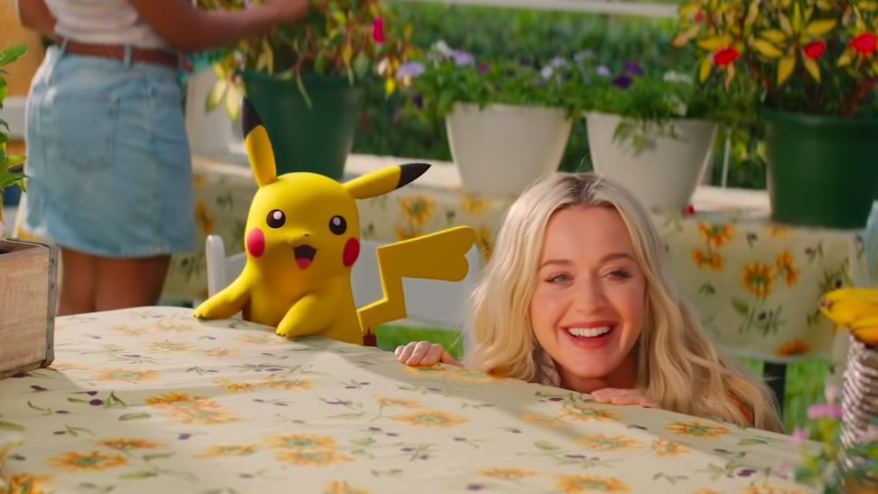 A Pikachu and her Katy Perry. (Screenshot: Capitol)