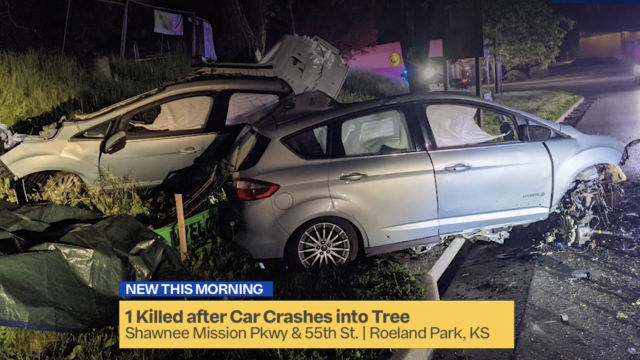 Horrifying Crash In Kansas Sees Car Split Down The Middle