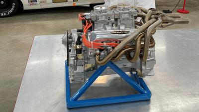 NASCAR’s Leonard Wood Spent Quarantine Building A Mini 427 Ford Engine