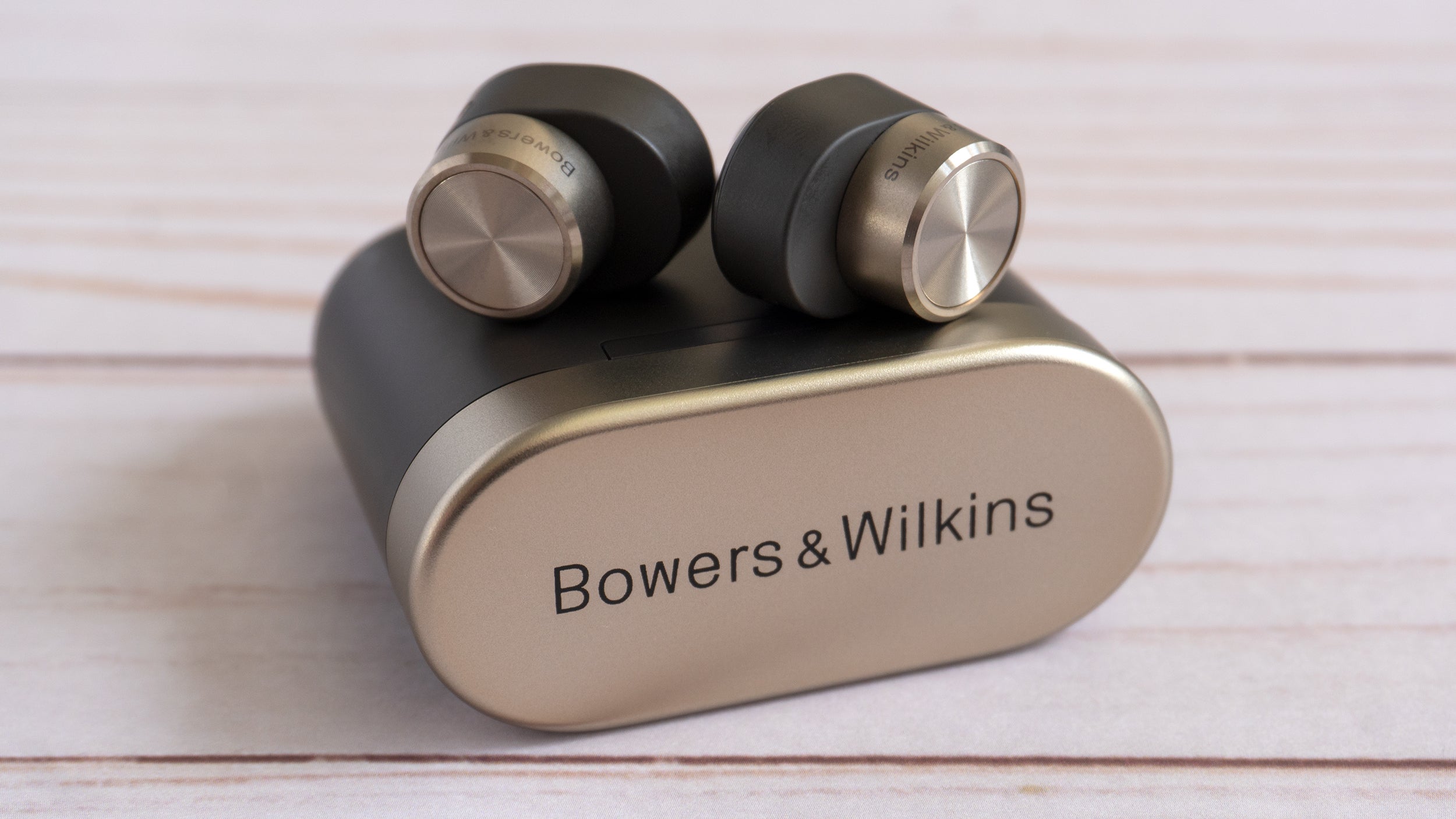 If I were headed to a wedding and wanted to look classy, the Bowers & Wilkins PI7s would be the wireless earbuds I'd reach for. (Oh, come on, NO ONE wants to listen to all those speeches at the reception.) (Photo: Andrew Liszewski/Gizmodo)