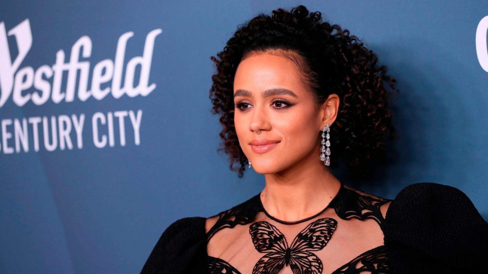 Nathalie Emmanuel attends the 22nd Costume Designers Guild Awards in Beverly Hills on January 28, 2020. (Photo: Jean-Baptiste Lacroix/AFP, Getty Images)