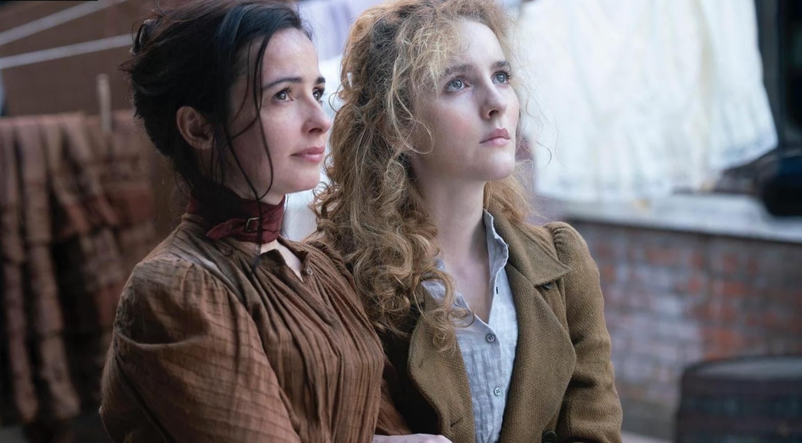 Amalia  and Penance share a moment on The Nevers. (Photo: Keith Bernstein/HBO)