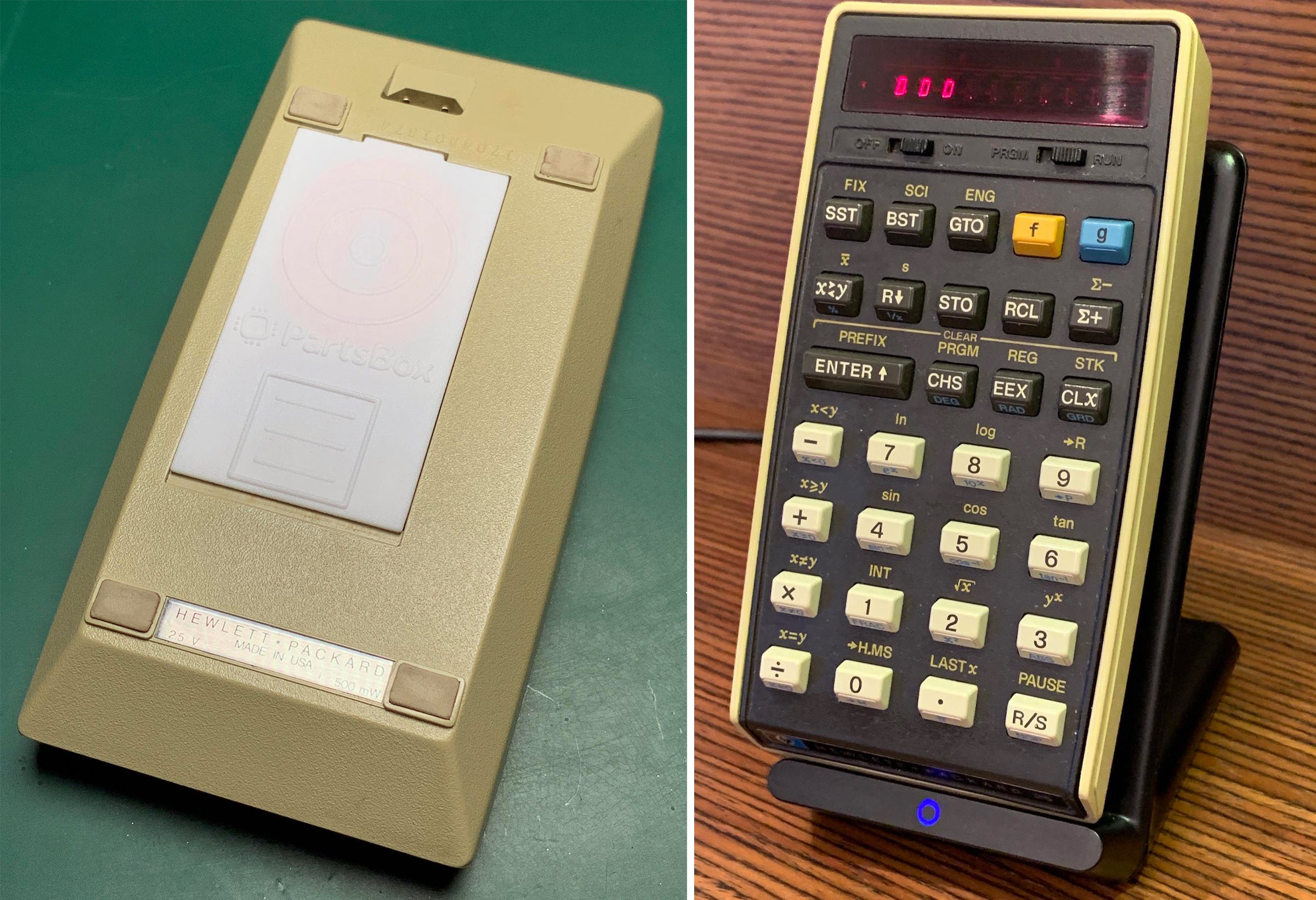 Adding Wireless Charging to a 46-Year-Old Calculator Shows Off Incredible Devotion to a Gadget