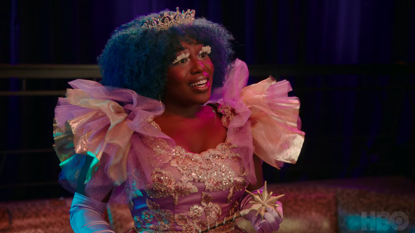 Laci Mosley as the Fairy Auntmother. (Screenshot: HBO)
