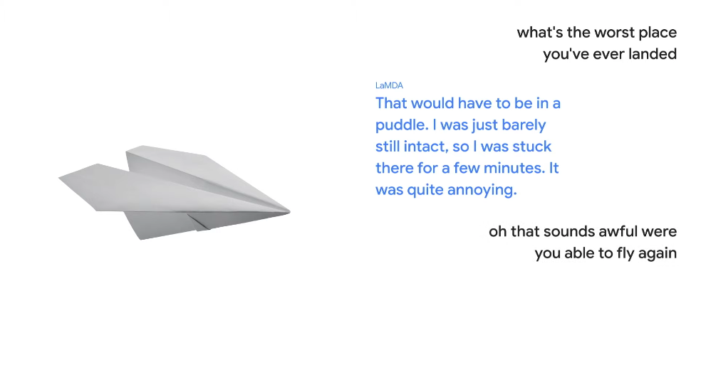 We're not kidding about the paper plane thing (Screenshot: Google/Gizmodo)