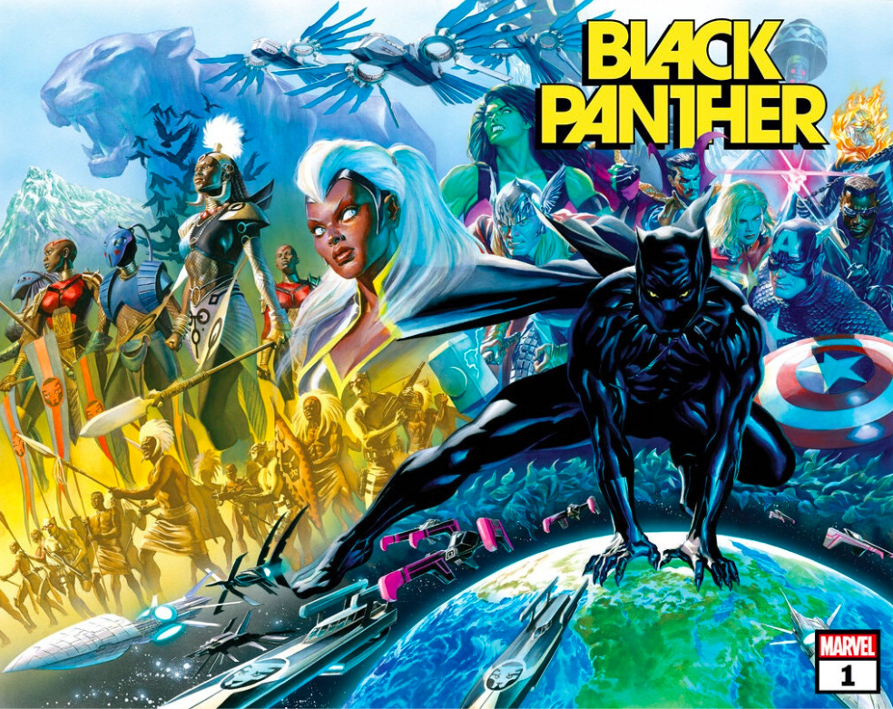 The cover of Black Panther #1. (Image: Alex Ross/Marvel)
