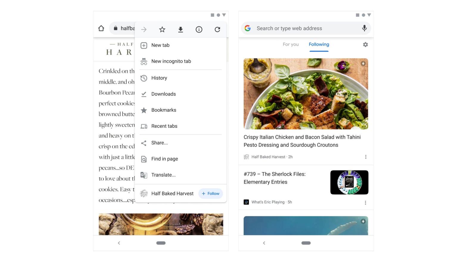 Google's screenshots point to a very Google Reader-like interface existing inside Chrome. But again, this is not Google Reader. (Image: Google)